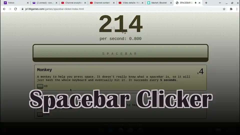 Spacebar Clicker